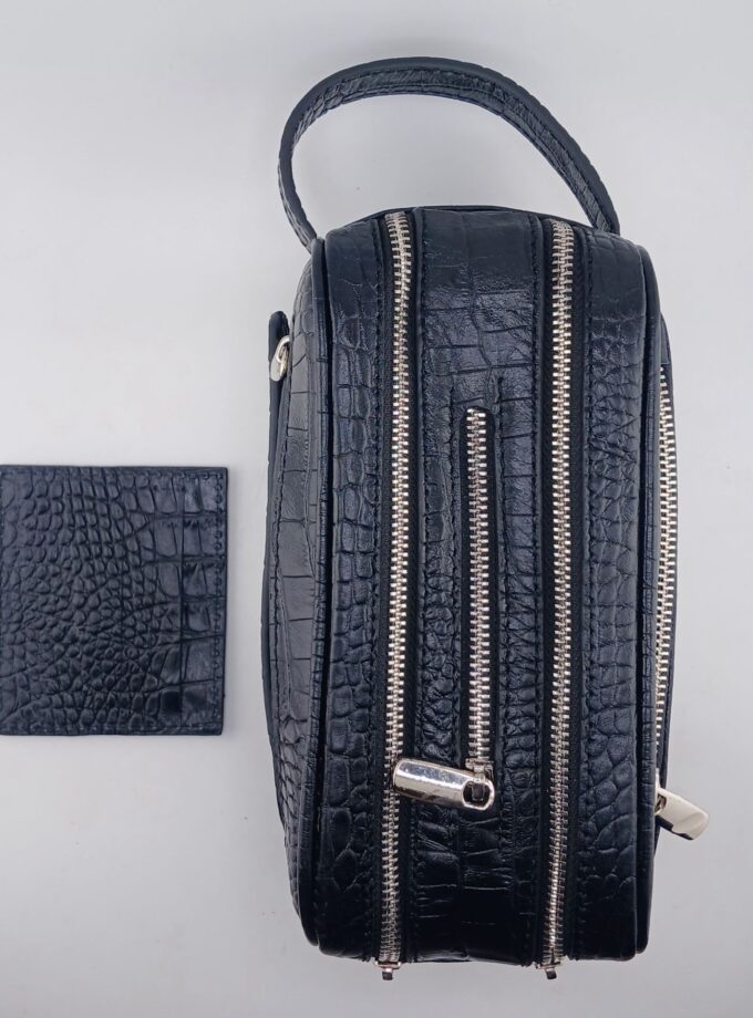 شوزبگ چرمی رمزدار پنج زیپ کد p81mk