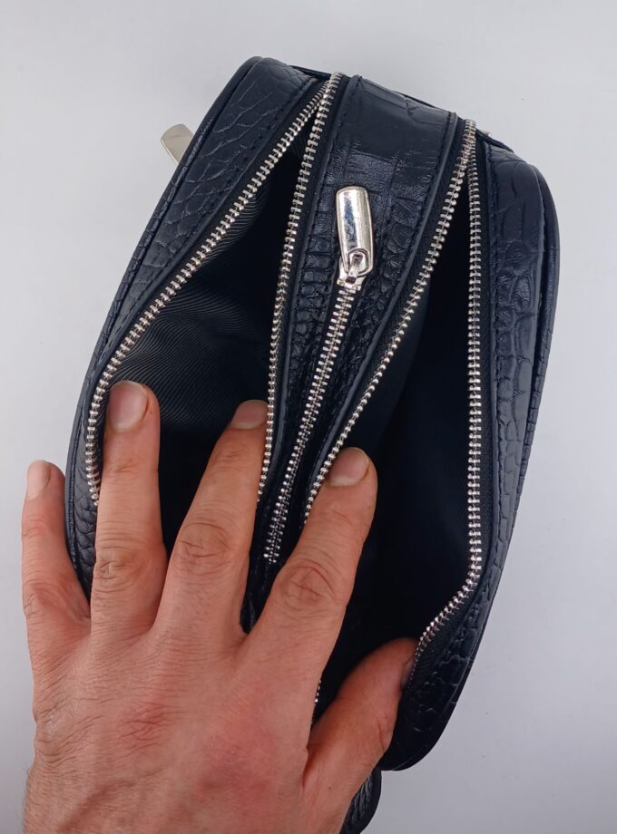 شوزبگ چرمی رمزدار پنج زیپ کد p81mk