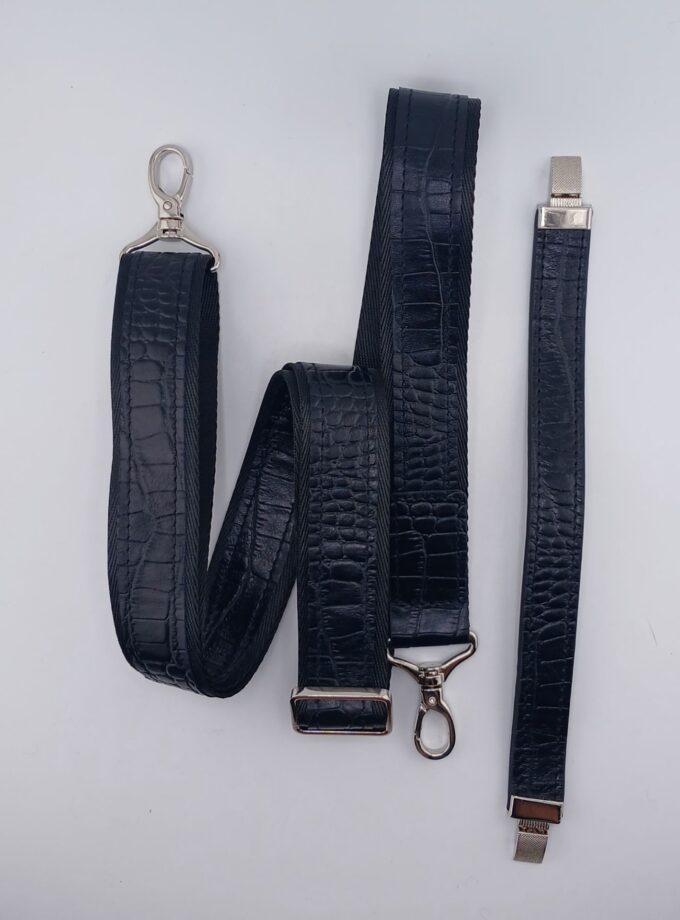 شوزبگ دوحالته دستی دوشی چرم طبیعی گاوی کروکو کد p82