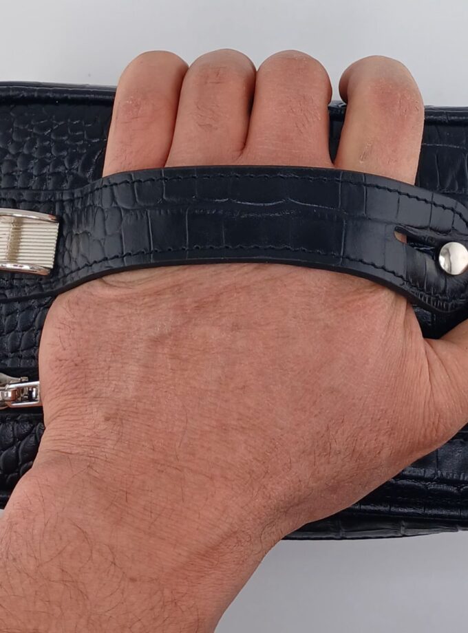 شوزبگ دوحالته دستی دوشی چرم طبیعی گاوی کروکو کد p82