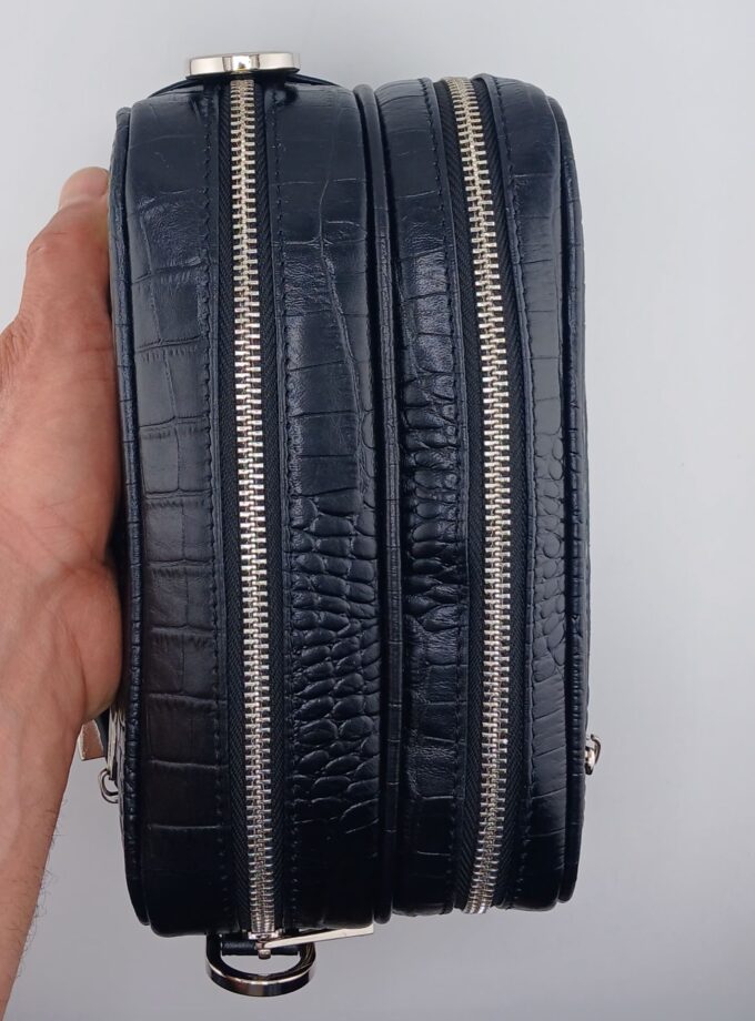 شوزبگ دوحالته دستی دوشی چرم طبیعی گاوی کروکو کد p82