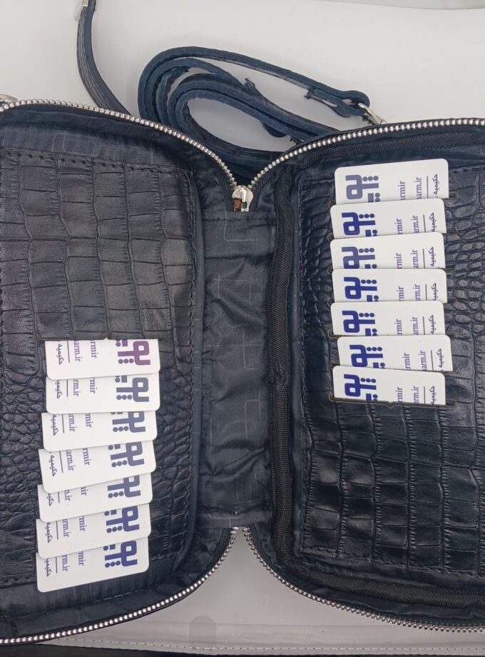 شوزبگ دوحالته دستی دوشی چرم طبیعی گاوی کروکو کد p82