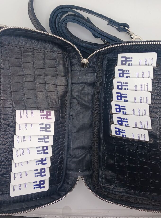 شوزبگ دوحالته دستی دوشی چرم طبیعی گاوی کروکو کد p82