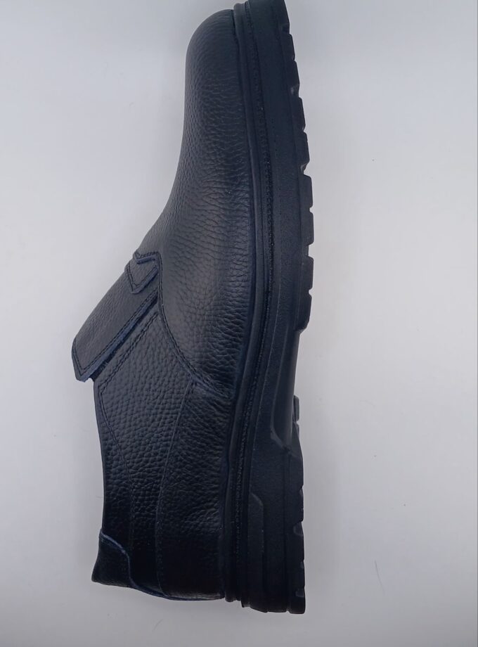 کفش چرم طبیعی گاوی مدل پولو ساده