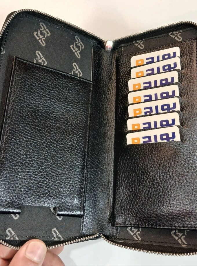 کیف دستی مدارک چرم طبیعی مدل کیان