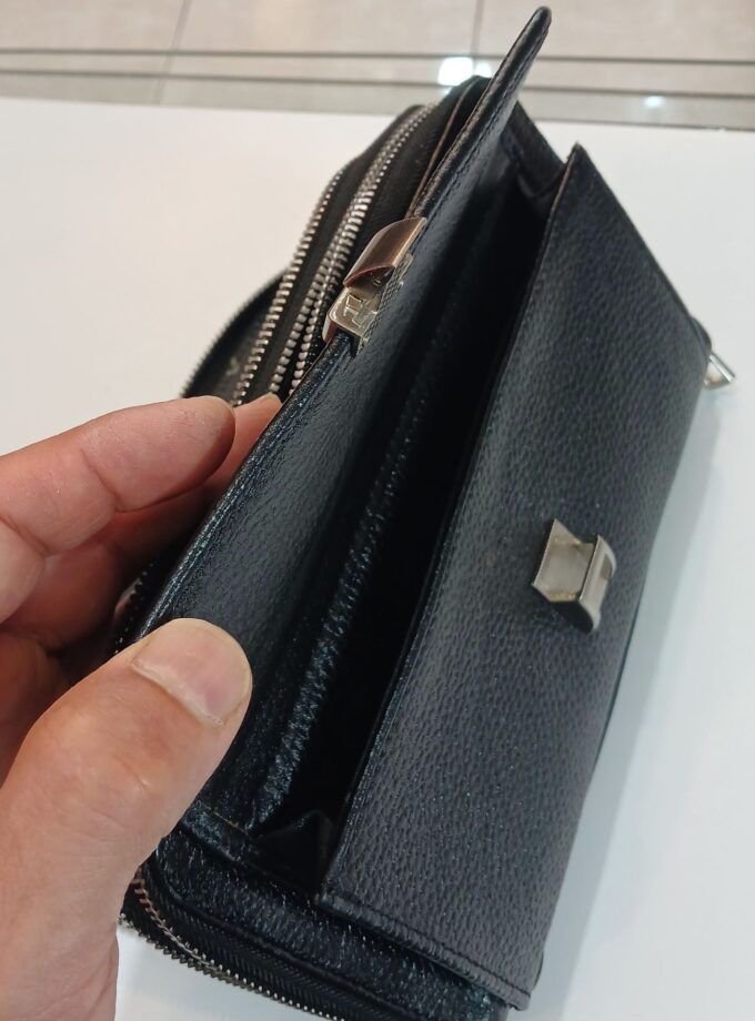 کیف دستی مدارک چرم طبیعی مدل کیان