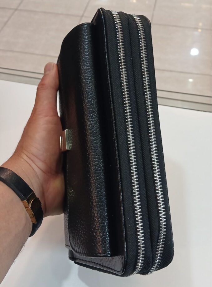 کیف دستی مدارک چرم طبیعی مدل کیان