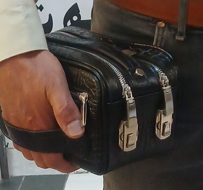 شوزبگ دو قفل رمزدار زیر جاکارتی دستی مدل روما