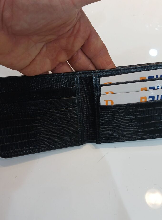 کیف پول جیبی چرم طبیعی مدل استار